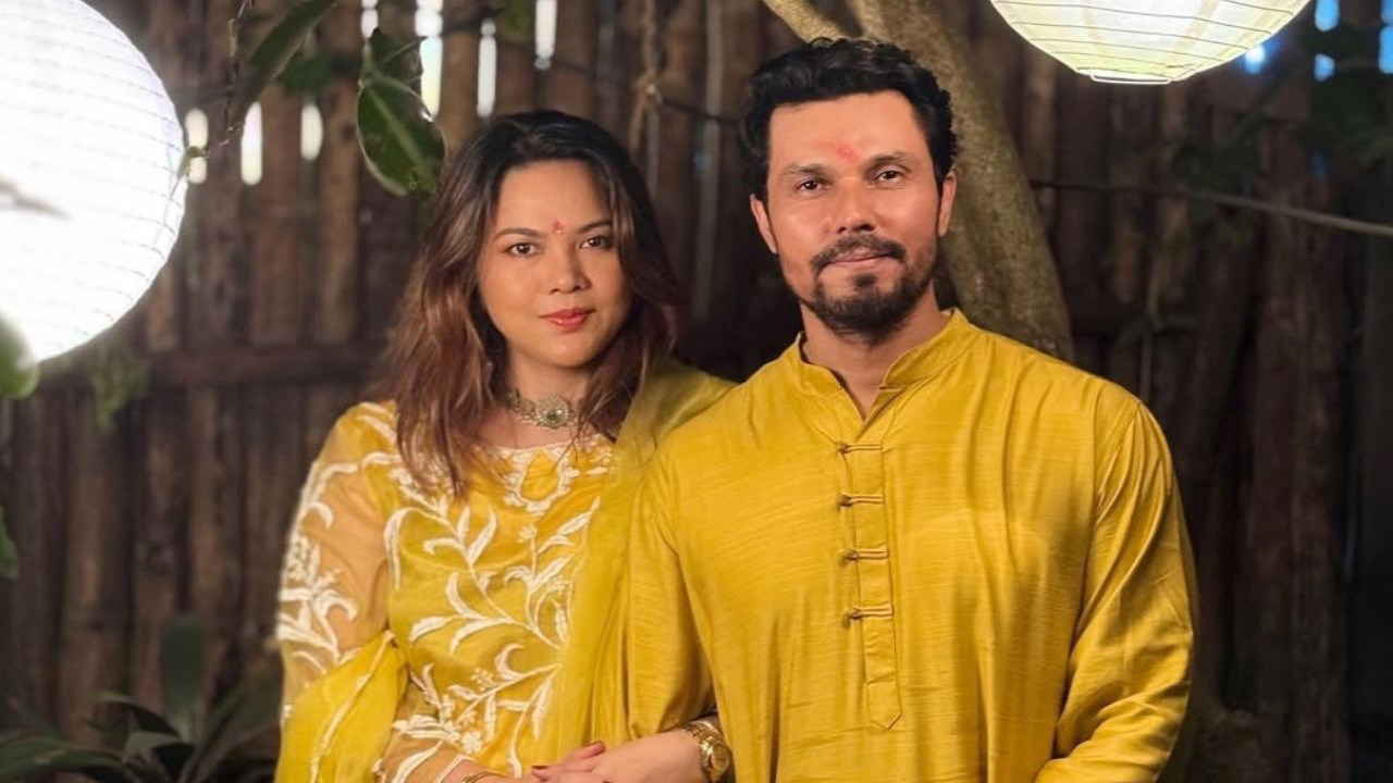 Randeep Hooda & Lin Laishram Announce Pregnancy on 2nd Wedding Anniversary — “A Little Wild One on the Way”