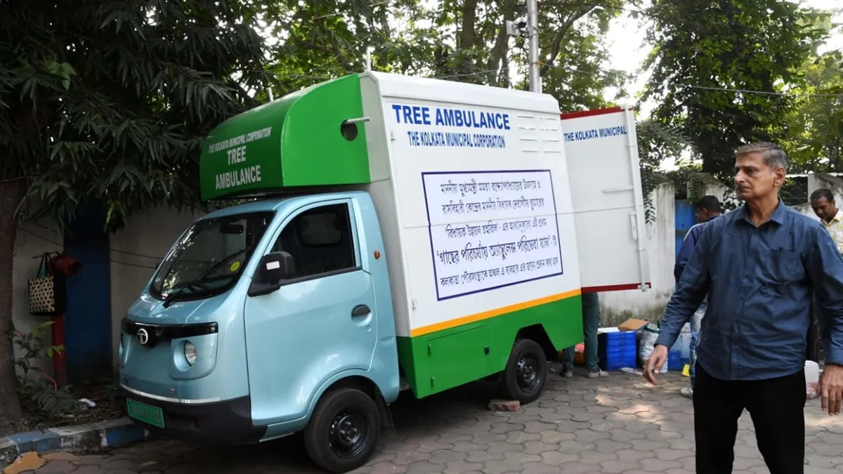 KMC Launches Tree Ambulance to Protect and Treat Urban Greenery